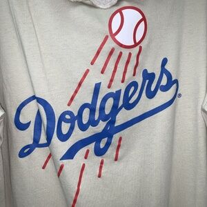 Los Angeles Dodgers UCLA Health SGA Promo Lightweight Beige Hoodie Men's XL